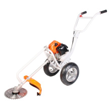 40-5 Gasoline Engine 2 Stroke 43cc Hand Push Brush Cutter With Wheels